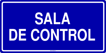 Letrero Rework Under Control LETRERO SALA DE CONTROL