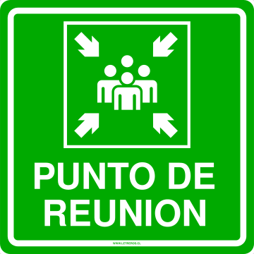 Reunion Letrero LETRERO PUNTO DE REUNION