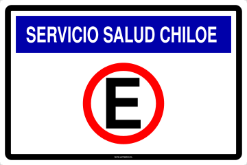LETRERO SERVICIO SALUD CHILOE