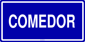 LETRERO COMEDOR