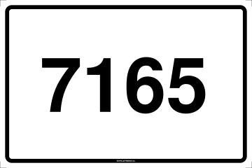 LETRERO 7165