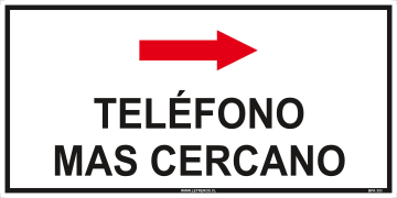 Telefono De Emergencia (Flecha A La Dere